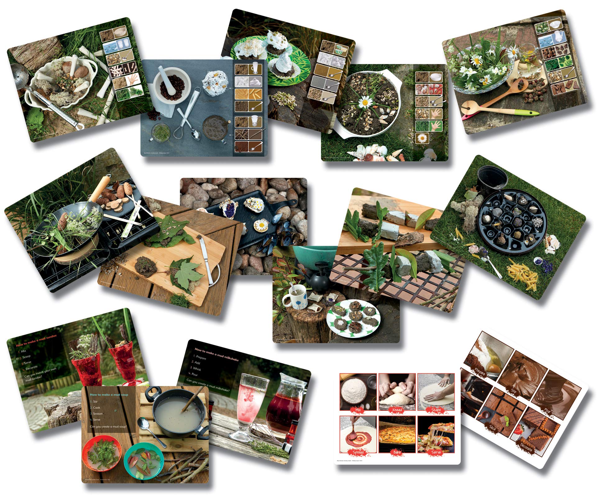 Mud Kitchens Activity Cards