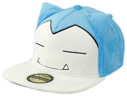 Pokémon Plush Snorlax Unisex Cap Blau/weiß Fan-Merch, Gaming