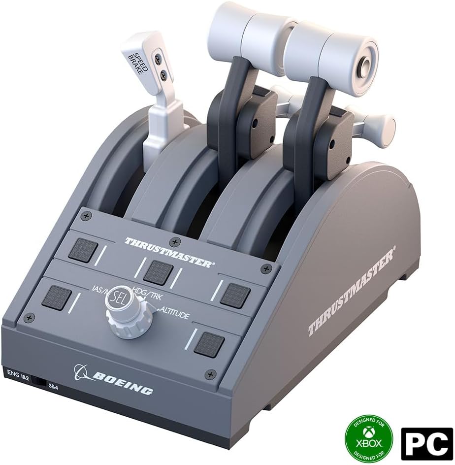Thrustmaster TCA Quadrant Boeing Edition - Officially Licensed by Boeing - for Xbox Series X|S / Xbox One / Windows Quadrant Single