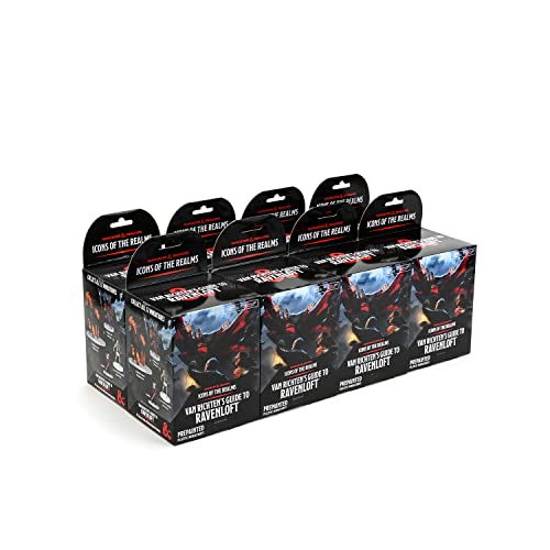 Dungeons & Dragons: Icons Of The Realms Set 21 Van Richten`S Guide To Ravenloft Booster Brick (8)