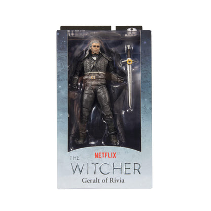 McFarlane TM13801 Witcher Netflix 7IN WV1-GERALT of Rivia (Season 1) -with Cloth Cape, Multicolour