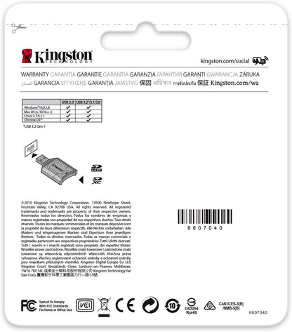 Kingston MobileLite Plus (MLP ) SD Card Reader USB 3.1 SDHC/SDXC UHS-II