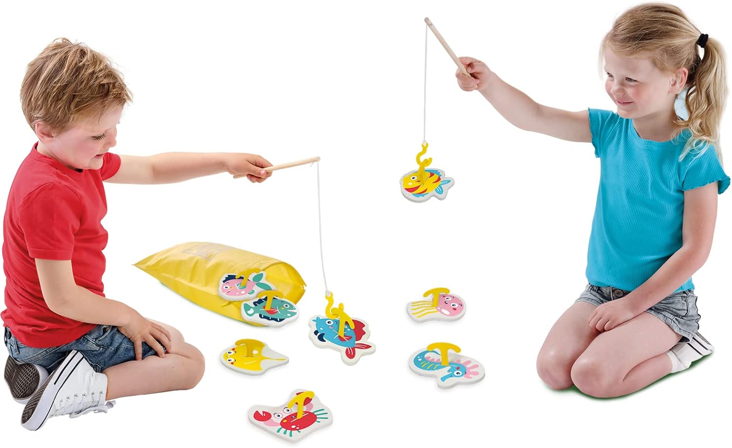 SES Creative- Fish Divertimento di Pesca, Vari Colori, Medium, 02284