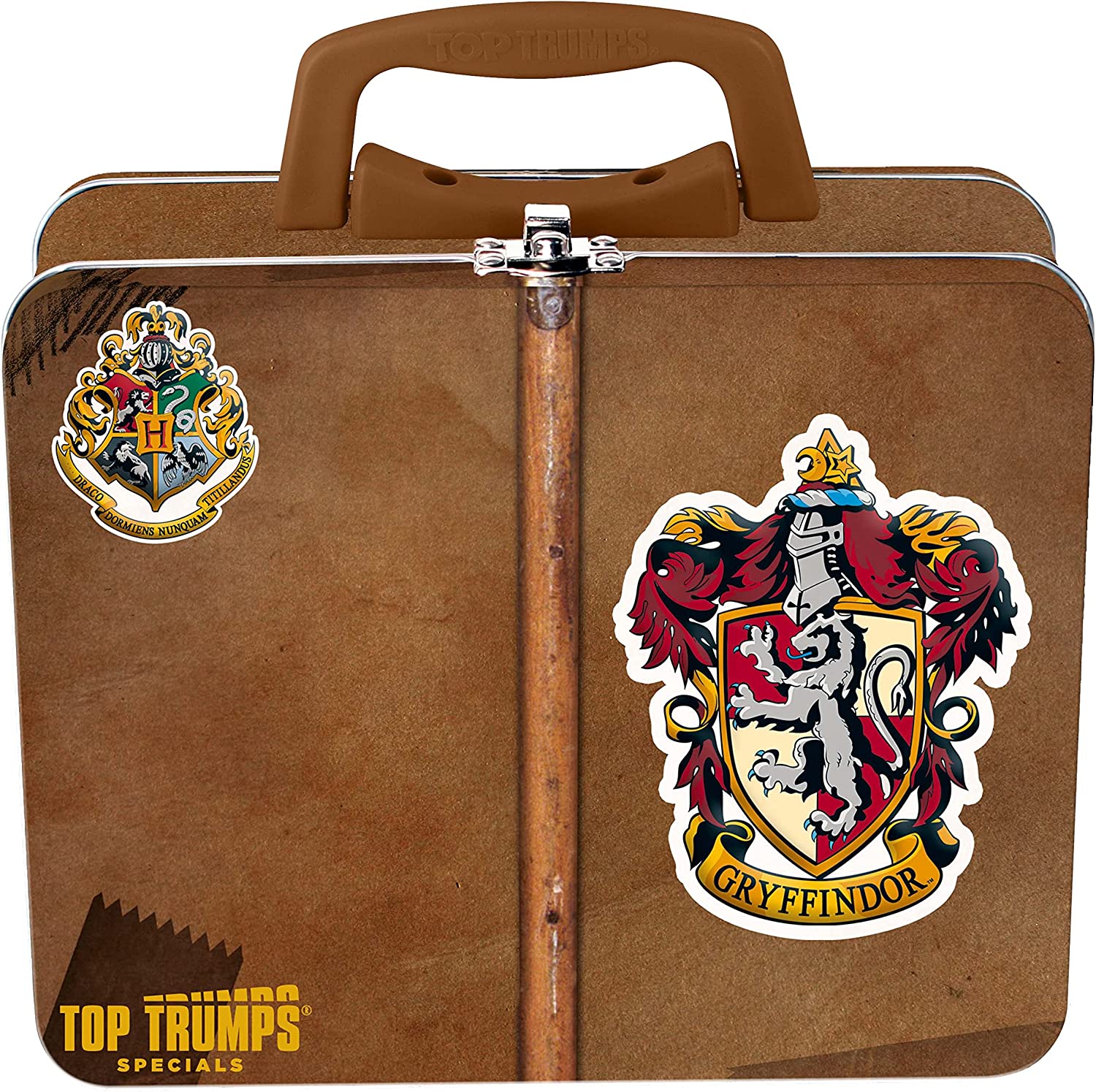 Top Trumps Harry Potter Gryffindor Collectors Tin Card Game, Board the Hogwarts Express with Goblet of Fire and Prisoner of Azkaban, educational gift and toy for boys and girls Aged 6 plus
