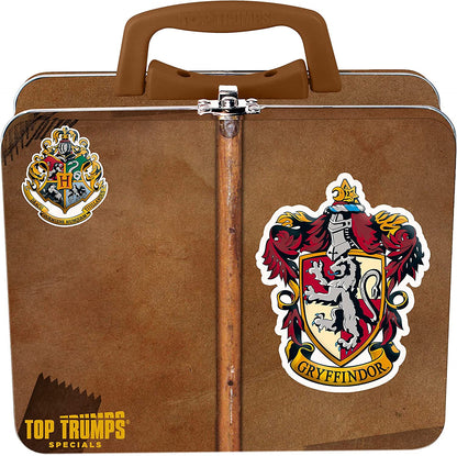 Top Trumps Harry Potter Gryffindor Collectors Tin Card Game, Board the Hogwarts Express with Goblet of Fire and Prisoner of Azkaban, educational gift and toy for boys and girls Aged 6 plus