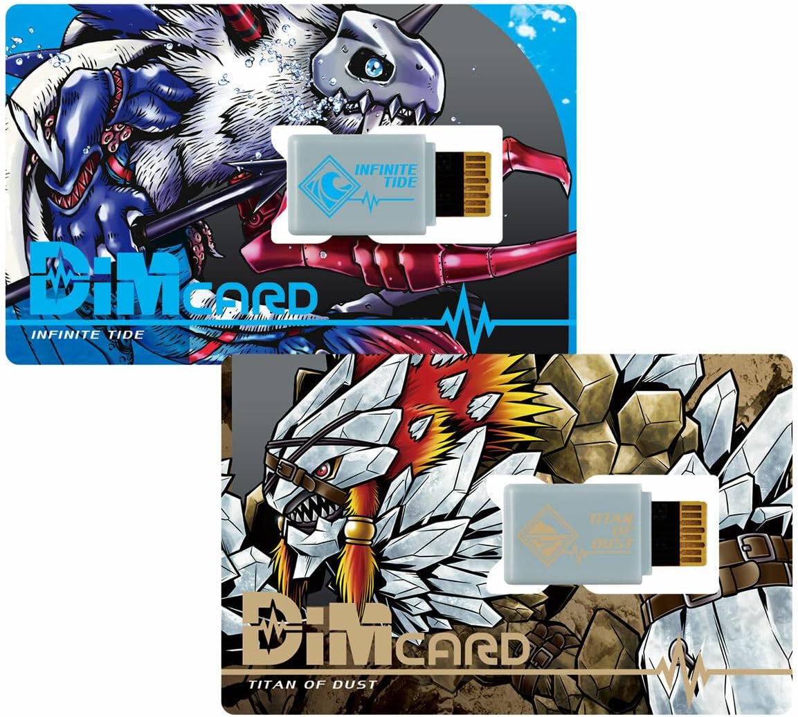 Bandai NT64568 DimCARD Set Vol. 2 Infinite Tide & Titan Of Dust Giochi elettronici portatili