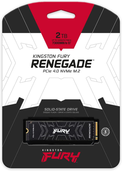 Kingston FURY Renegade PCIe 4.0 NVMe M.2 SSD For gamers, enthusiasts and high-power users - SFYRD/2000G