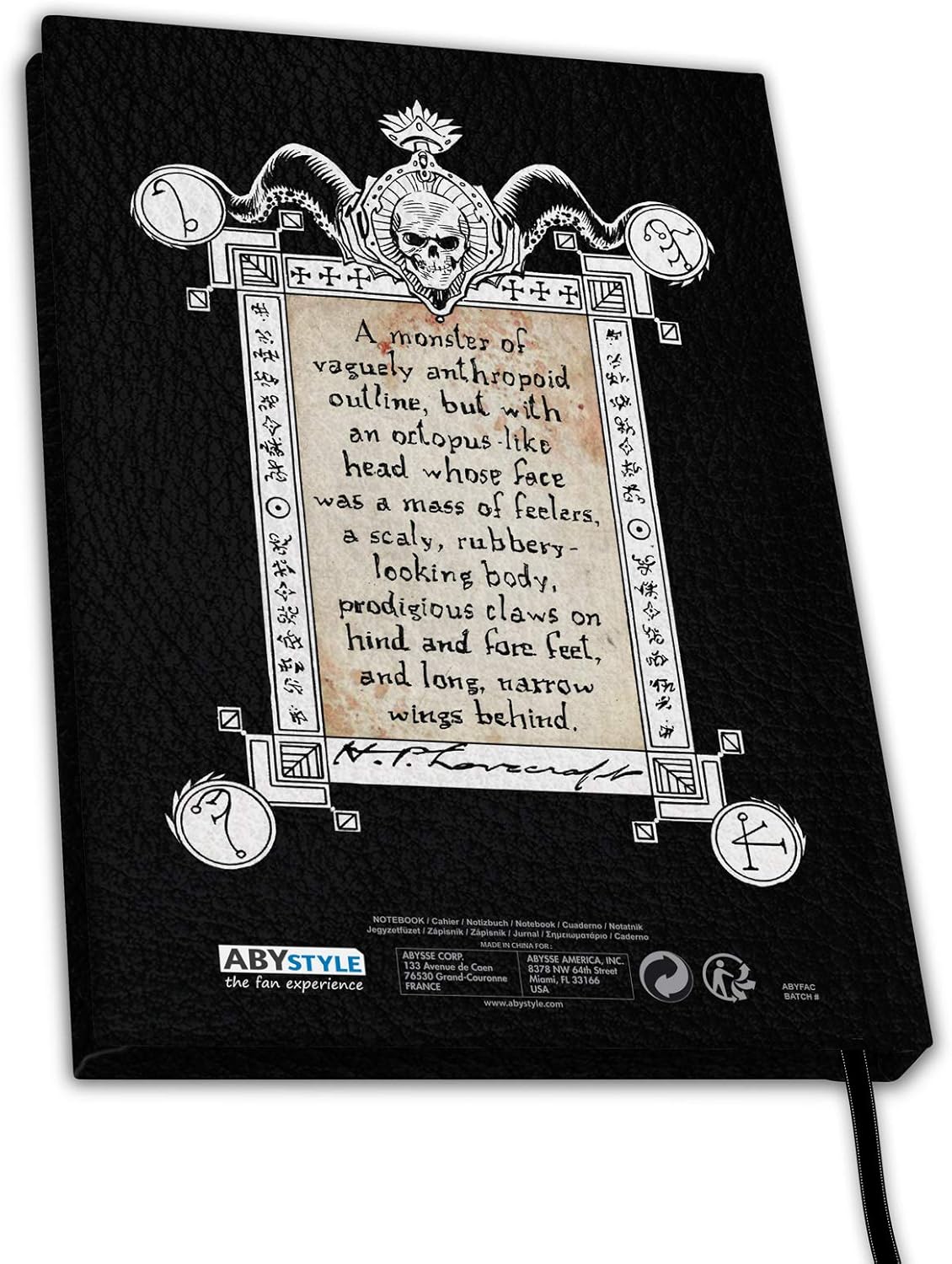 ABYstyle Cthulhu Necronomicon A5 Notebook