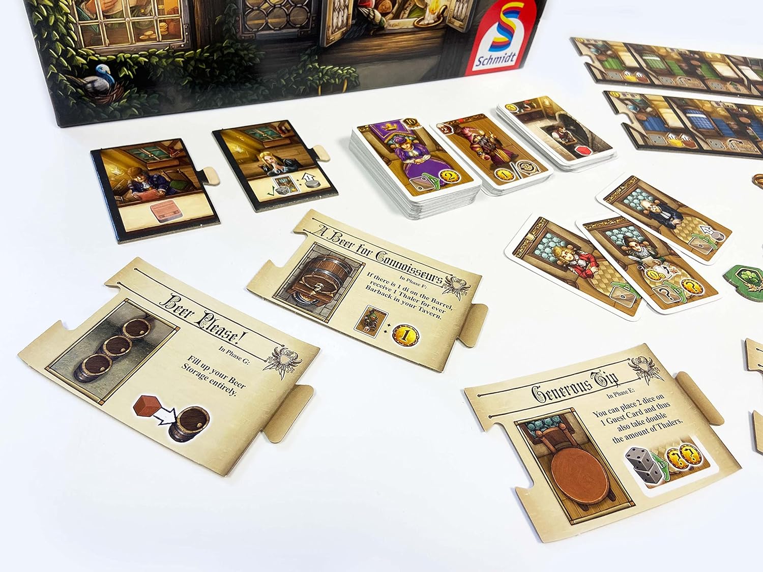 Schmidt | The Taverns of Tiefenthal: Open Doors Expansion | Board Game | Ages 12+ | 2-4 Players | 60 Minutes Playing Time