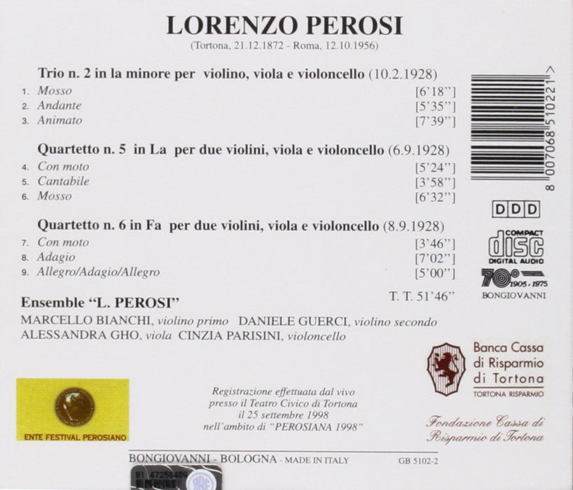 Trio 2 in A minor / String Quartets 5 & 6