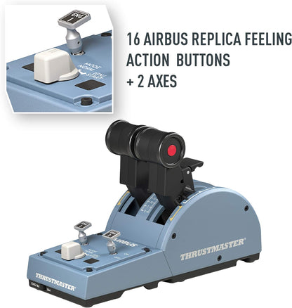 Thrustmaster TCA Officer Pack Airbus Edition - Replicas of the Airbus sidestick and throttle quadrant - for Windows