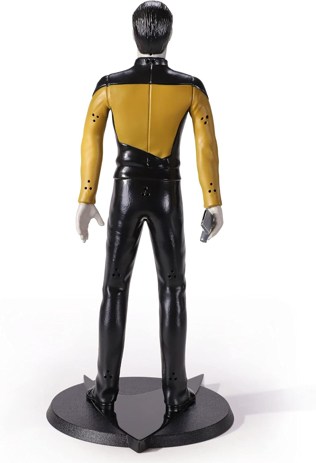 BendyFigs The Noble Collection Star Trek Data - 7.5in (19cm) Noble Toys Bendable Figure Posable Collectible Doll Figures With Stand