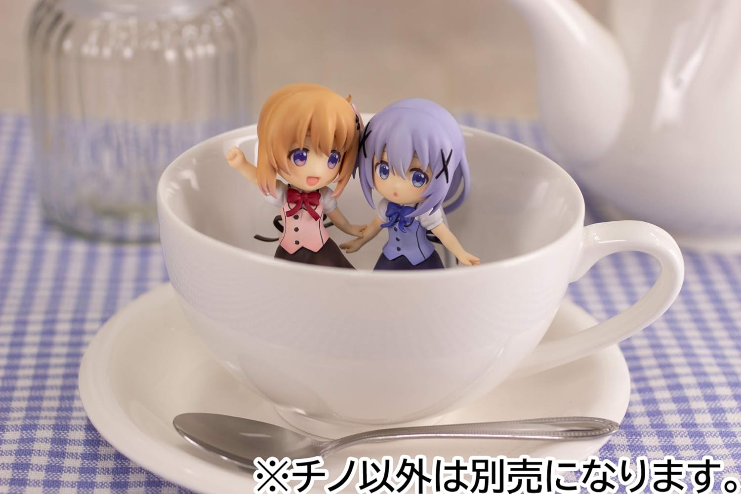 Plum is The Order a Rabbit Bloom Chino Statue 6 cm