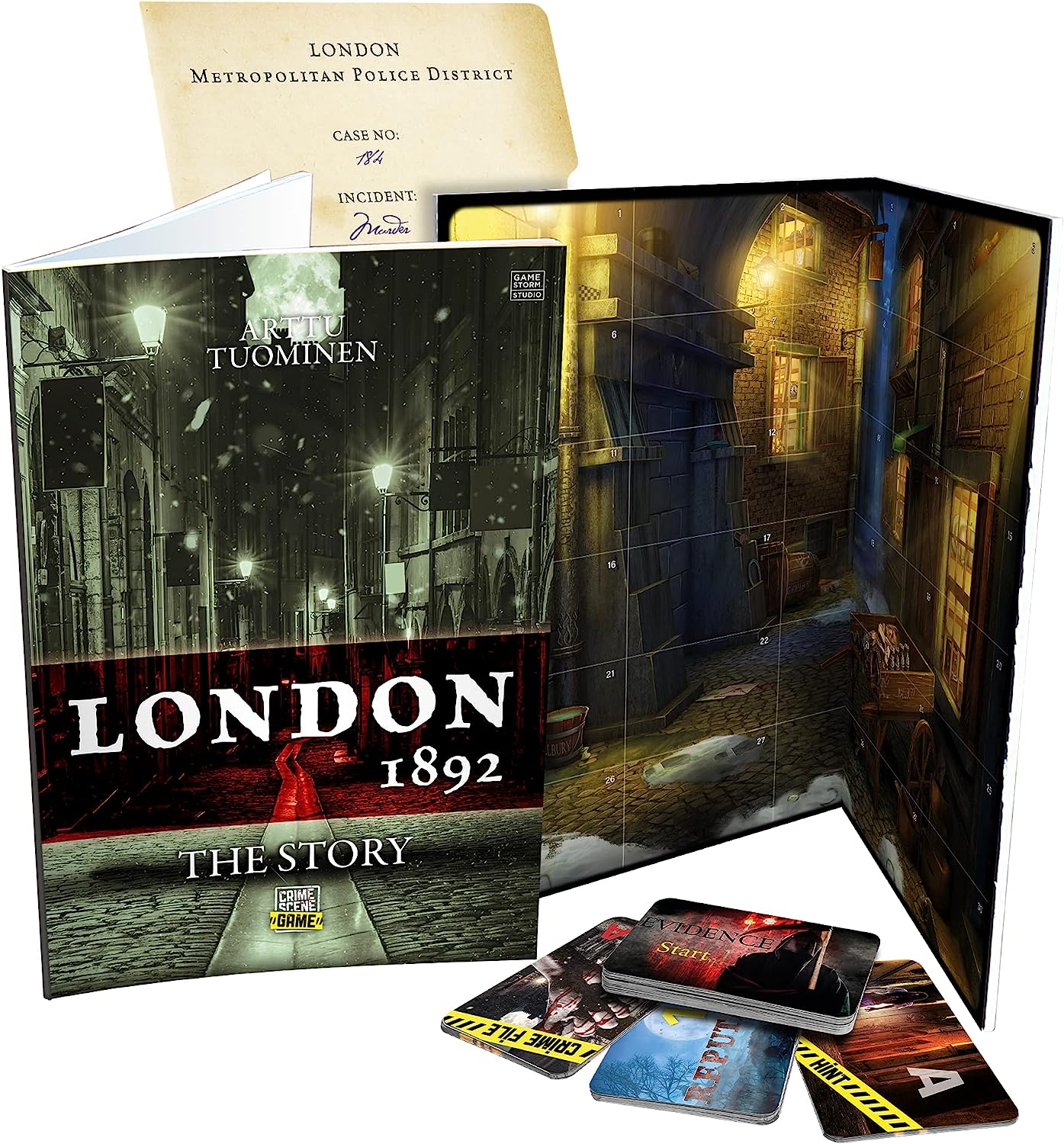 Heitune- Escena del Crimen Londres, Multicolor, Small (Tactic Games HE917HY-201