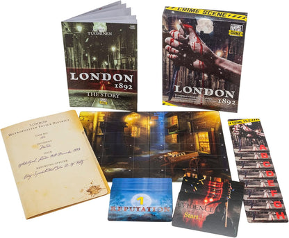 Heitune- Escena del Crimen Londres, Multicolor, Small (Tactic Games HE917HY-201