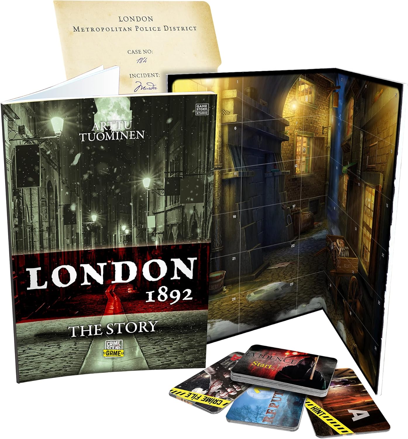 Heitune- Escena del Crimen Londres, Multicolor, Small (Tactic Games HE917HY-201