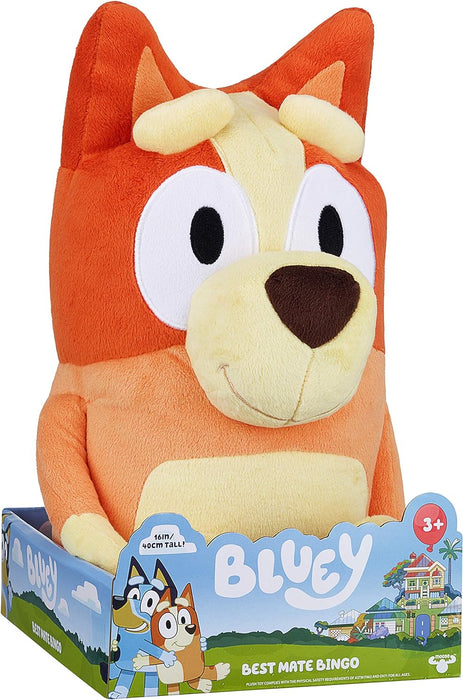 Bluey Best Mate and Bingo Extra Large 18 Inch Plush Official Collectable Character Cuddly Jumbo Soft Toy