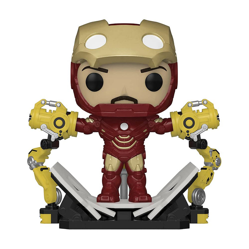 Marvel POP IRON MAN 2 IRON MAN MKIV W/GANTRY PX GID DLX VIN FIG
