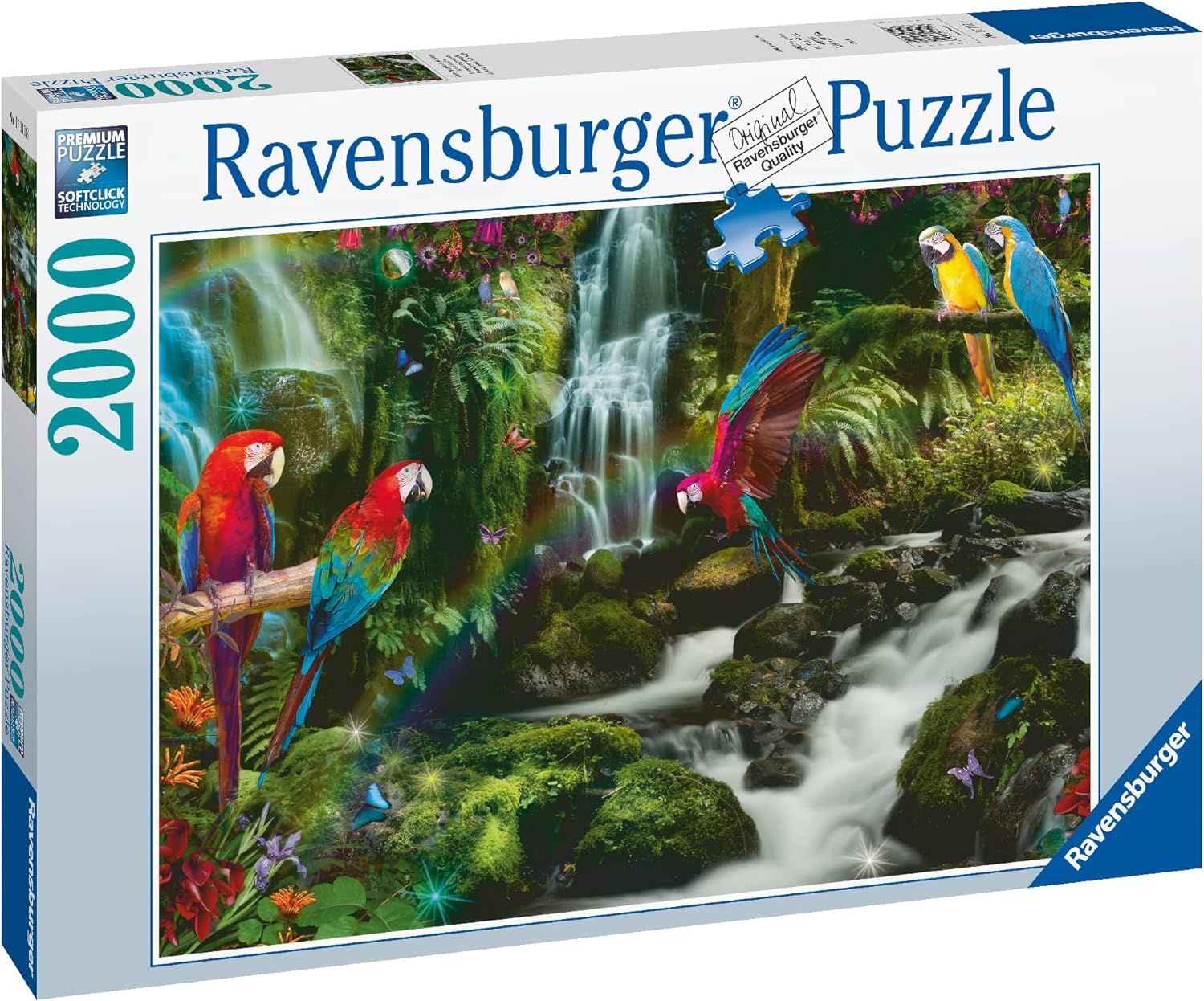 Ravensburger Puzzle 17111 - Colourful Parrots in the Jungle - 2000 Pieces Puzzle for Adults and Children from 14 Years