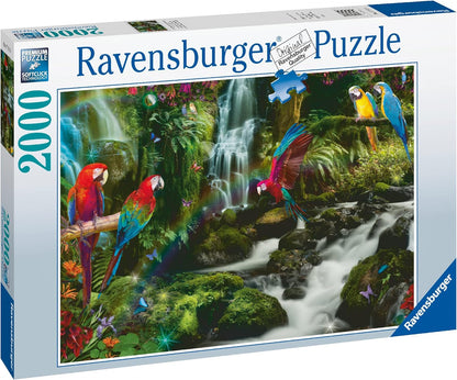 Ravensburger Puzzle 17111 - Colourful Parrots in the Jungle - 2000 Pieces Puzzle for Adults and Children from 14 Years