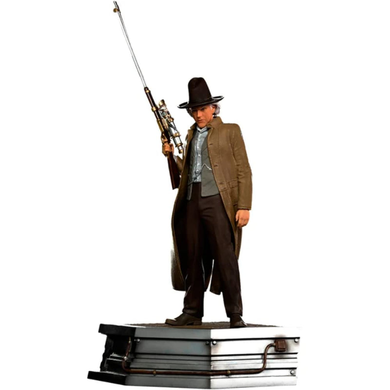 Iron Studios- BTTF III Doc Brown 1/10 Statue Estatuas, Multicolor (83756