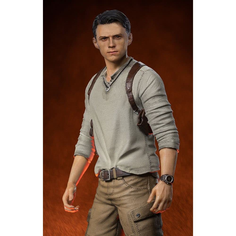 Iron Studios- Uncharted Movie Nathan Drake 1/10 Statue Estatuas, Multicolor (83992)