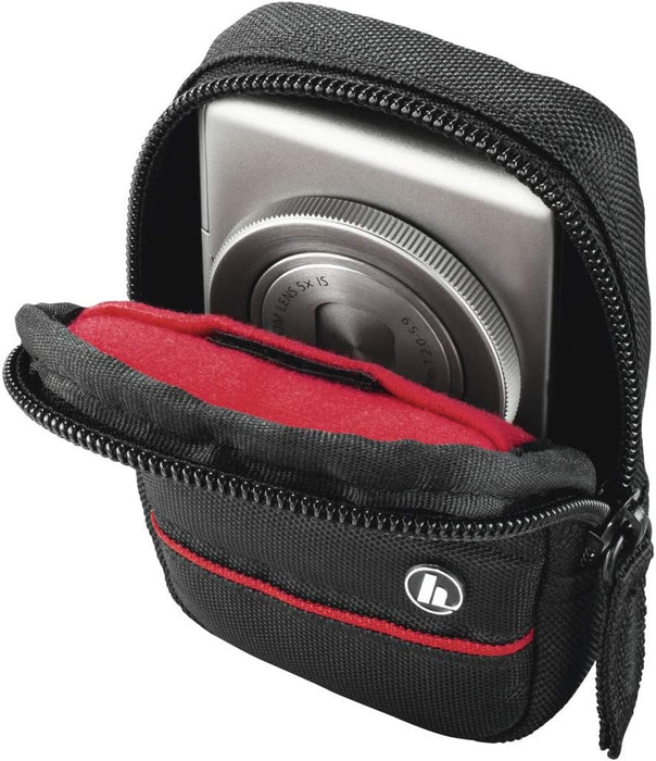 Hama Samara 40H Black Camera Case (with belt loop, tear-resistant polyester, 6 x 3 x 9.5 cm
