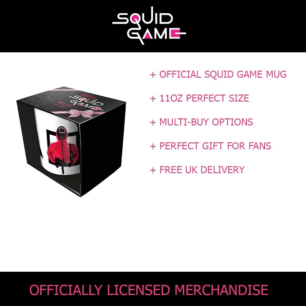 Pyramid International Squid Game Mug Officially Licensed Netflix Mug 11oz (3 Figures