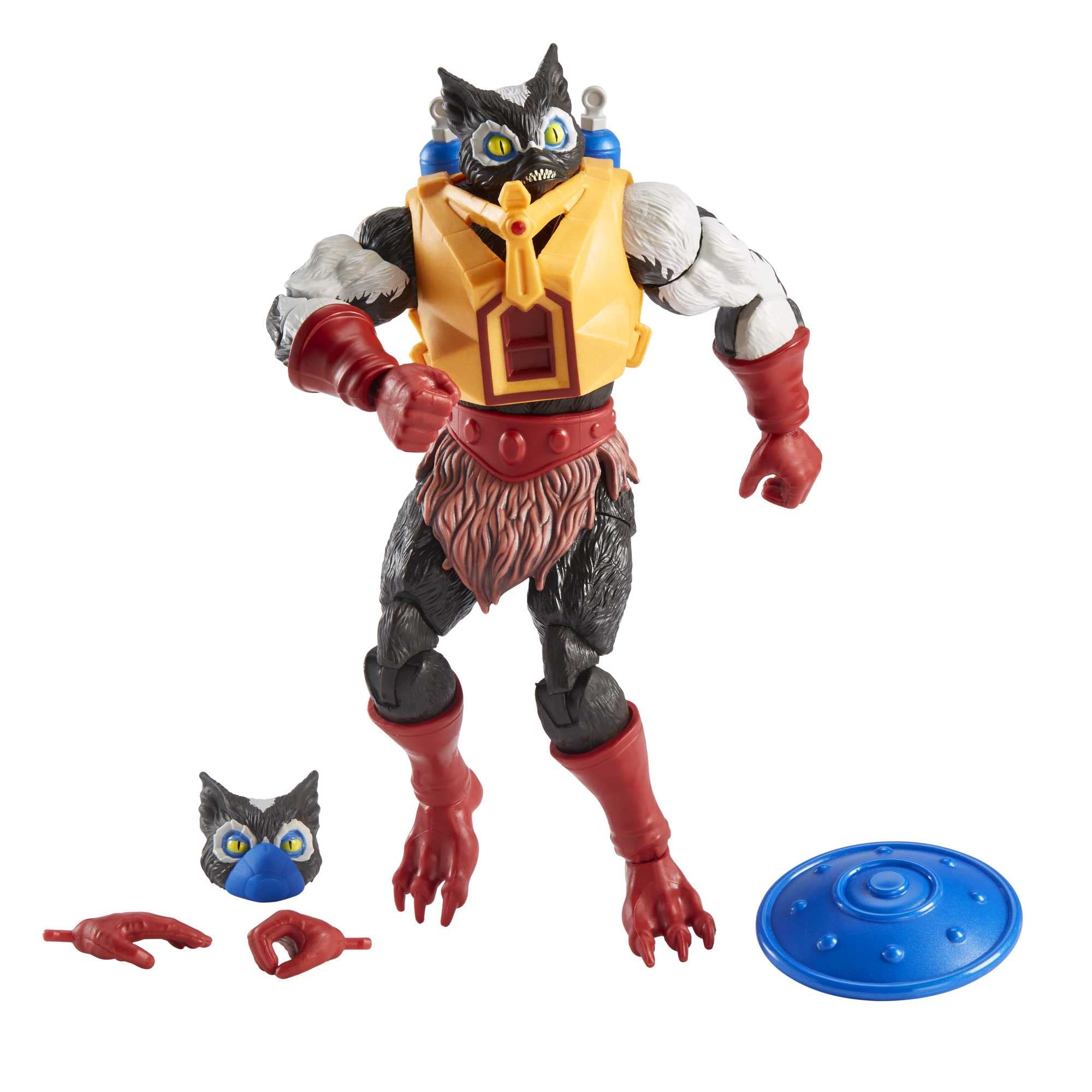 Masters of the Universe Masterverse Stinkor Action Figure 7-in MOTU Battle Figures for Storytelling Play and Display, Gift for Kids Age 6 and Older and Adult Collectors, MOTU Collectors