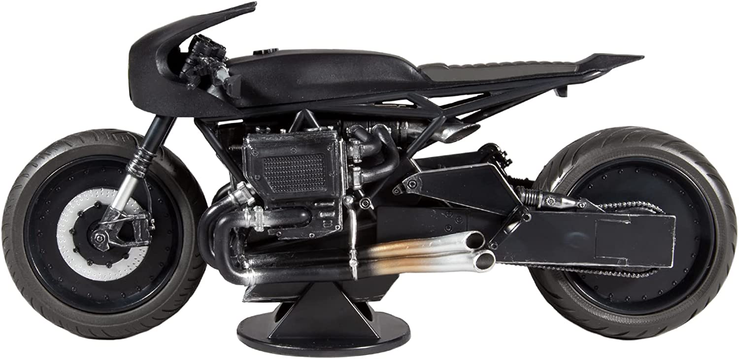 McFarlane TM15713 DC Movie Vehicles-The Batman Batcycle-Collectible, Multicolore