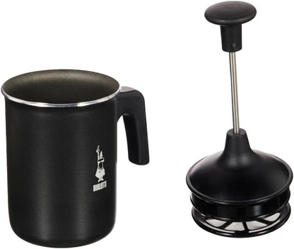 Bialetti CD Tuttocrema-166 ml Tuttocrema-Manual Milk frother with a Capacity of 166 ml, Plastic, Black, 30 x 20 x 15 cm