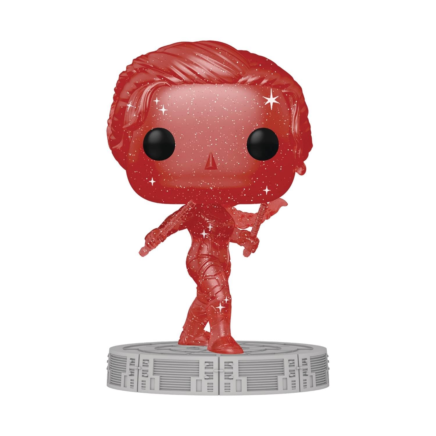 Funko POP! Artist Series: Marvel Infinity Saga - Black Widow - Red - Collectable Vinyl Figure - Includes Premium Plastic Protector Display Case - Gift Idea - Official Merchandise