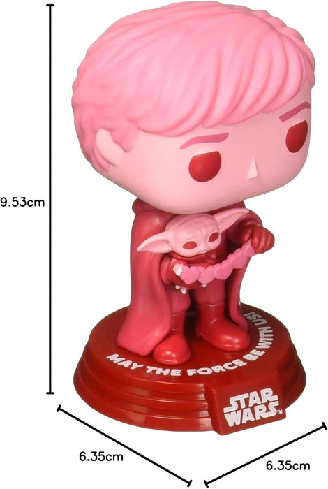 Funko Pop! Star Wars: Valentines - Luke Skywalker & Grogu (the Child, Baby Yoda) - (Grogu (the Child, Baby Yoda), Baby Yoda) - Star Wars: the Mandalorian - Collectable Vinyl Figure - Gift Idea