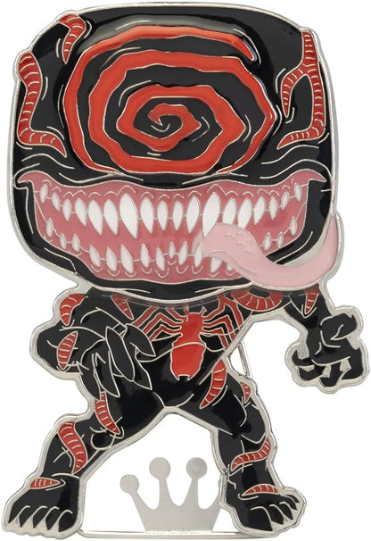 Loungefly POP! Large Enamel Pin MARVEL: VENOM CORRUPTED - Venom - Marvel Comics Enamel Pins - Cute Collectable Novelty Brooch - for Backpacks & Bags - Gift Idea - Official Merchandise