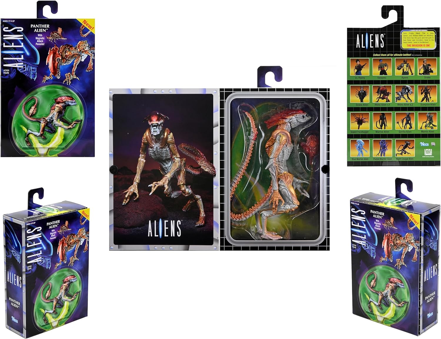 Aliens: Kenner Tribute Ultimate Panther Alien 7" Action Figure