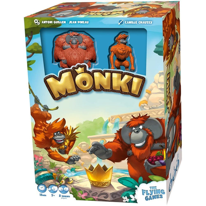 Flying Games | Monki | Board Game | Ages 7+ | 2 Players | 15 Minutes Playing Time