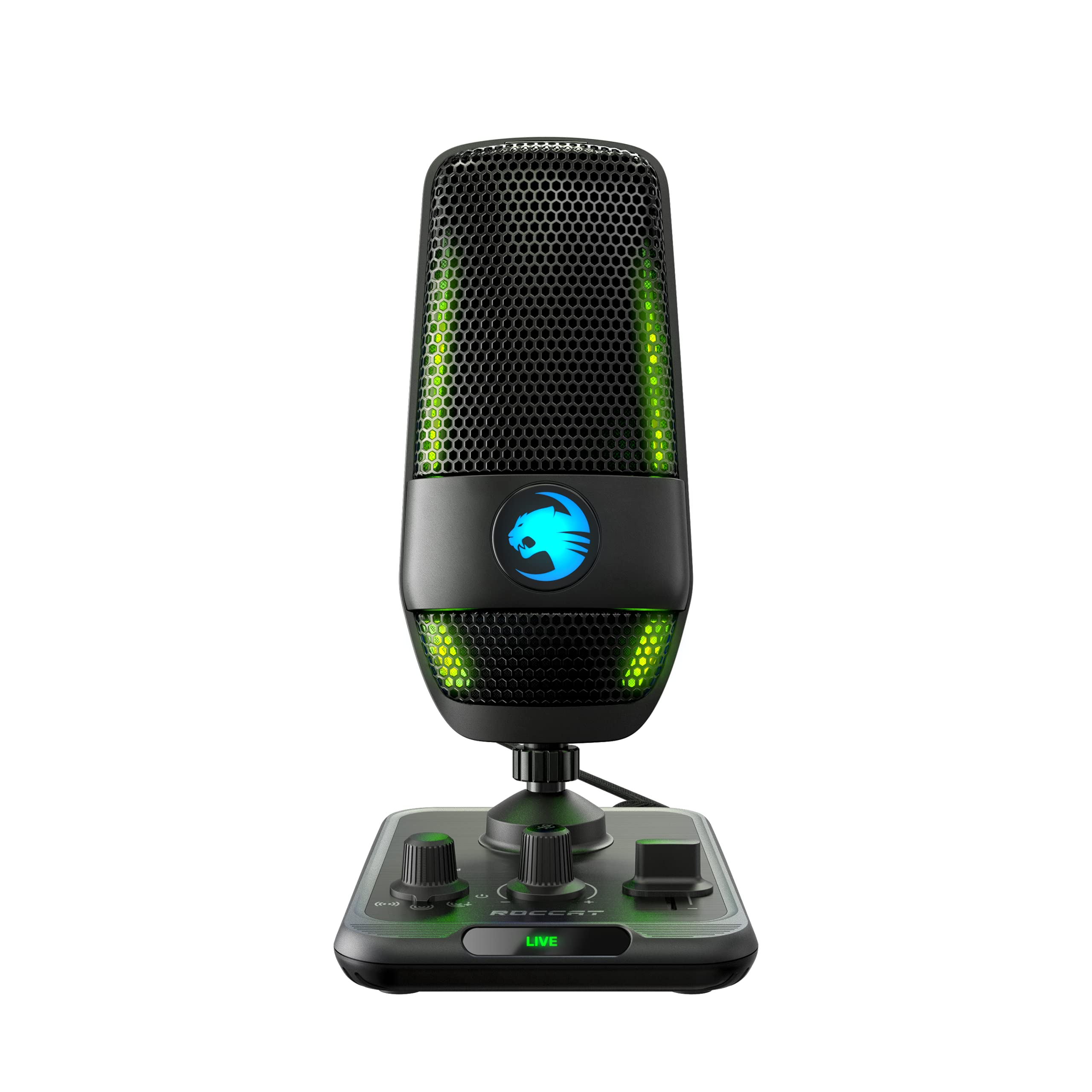 Roccat Torch - Studio-Grade USB Microphone, Black