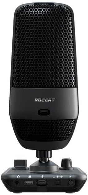 Roccat Torch - Studio-Grade USB Microphone, Black