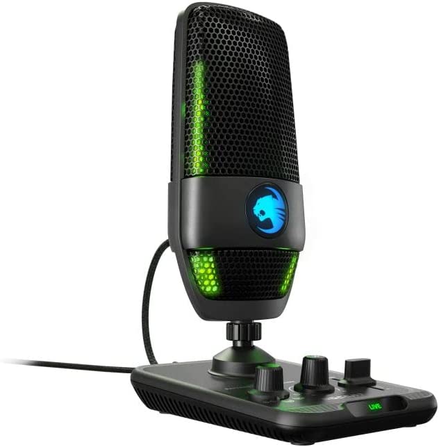 Roccat Torch - Studio-Grade USB Microphone, Black