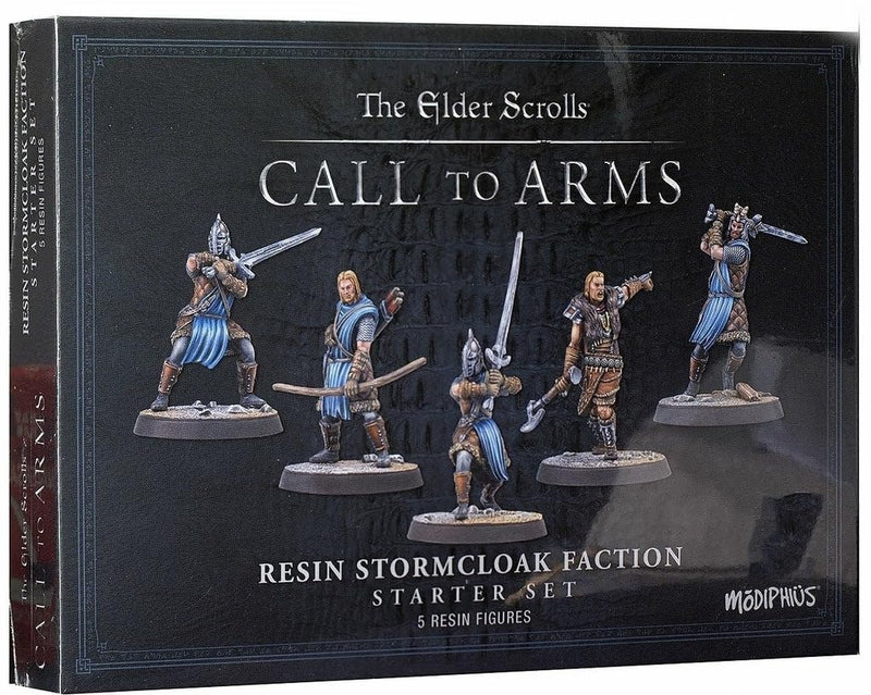 Modiphius Entertainment- The Elder Scrolls: Call To Arms-Stormcloak Starter Set Soldado Miniature Game, Multicolor (MUH051930