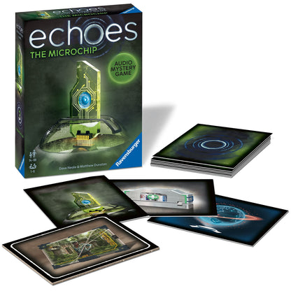 Ravensburger Echoes The Microchip - Immersive Audio Murder Mystery Party Game for Adults Age 14 Years Up - 1 to 6 Players