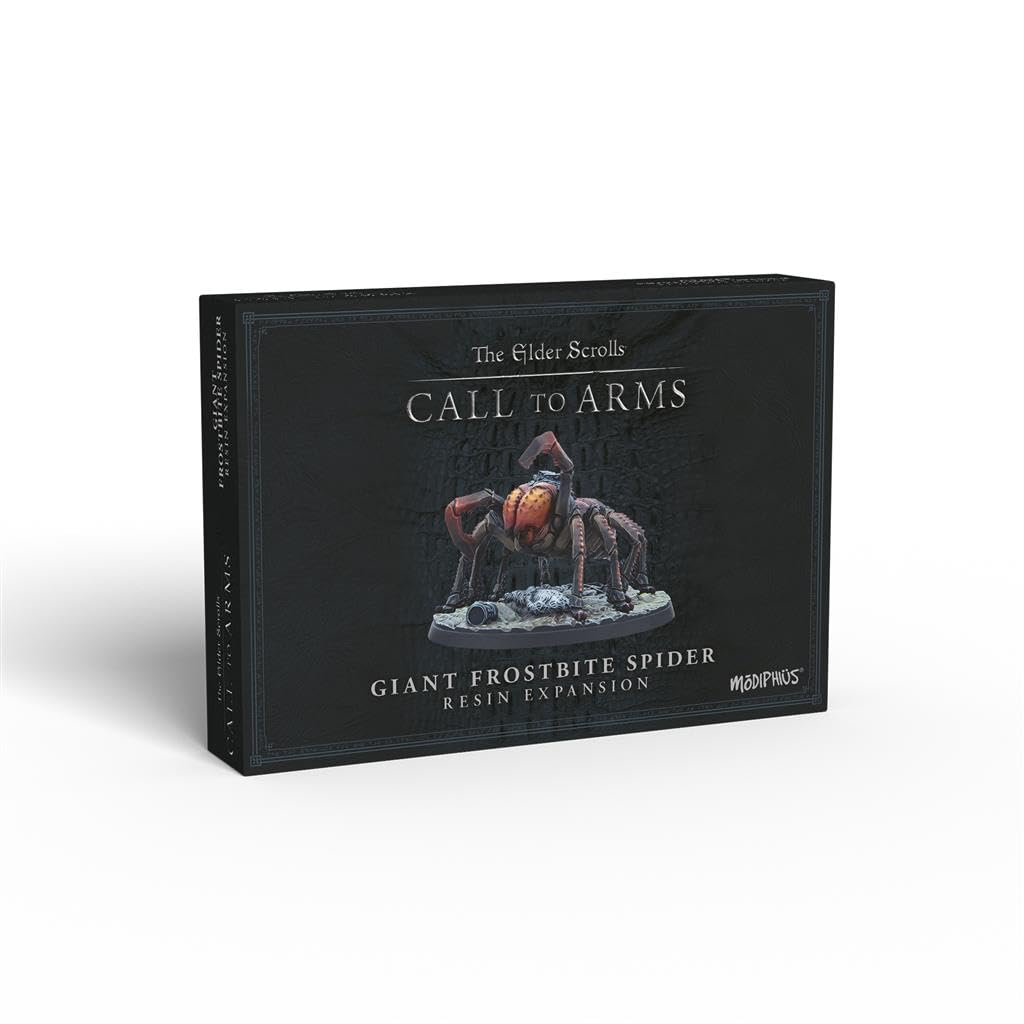 Modiphius Entertainment | The Elder Scrolls: Call To Arms | Giant Frostbite Spider | Miniature Game | Unpainted