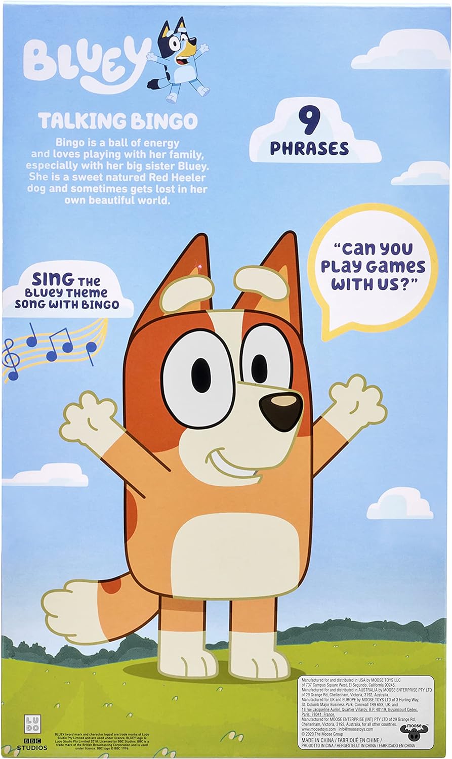 Bluey's Talking Bingo Plush