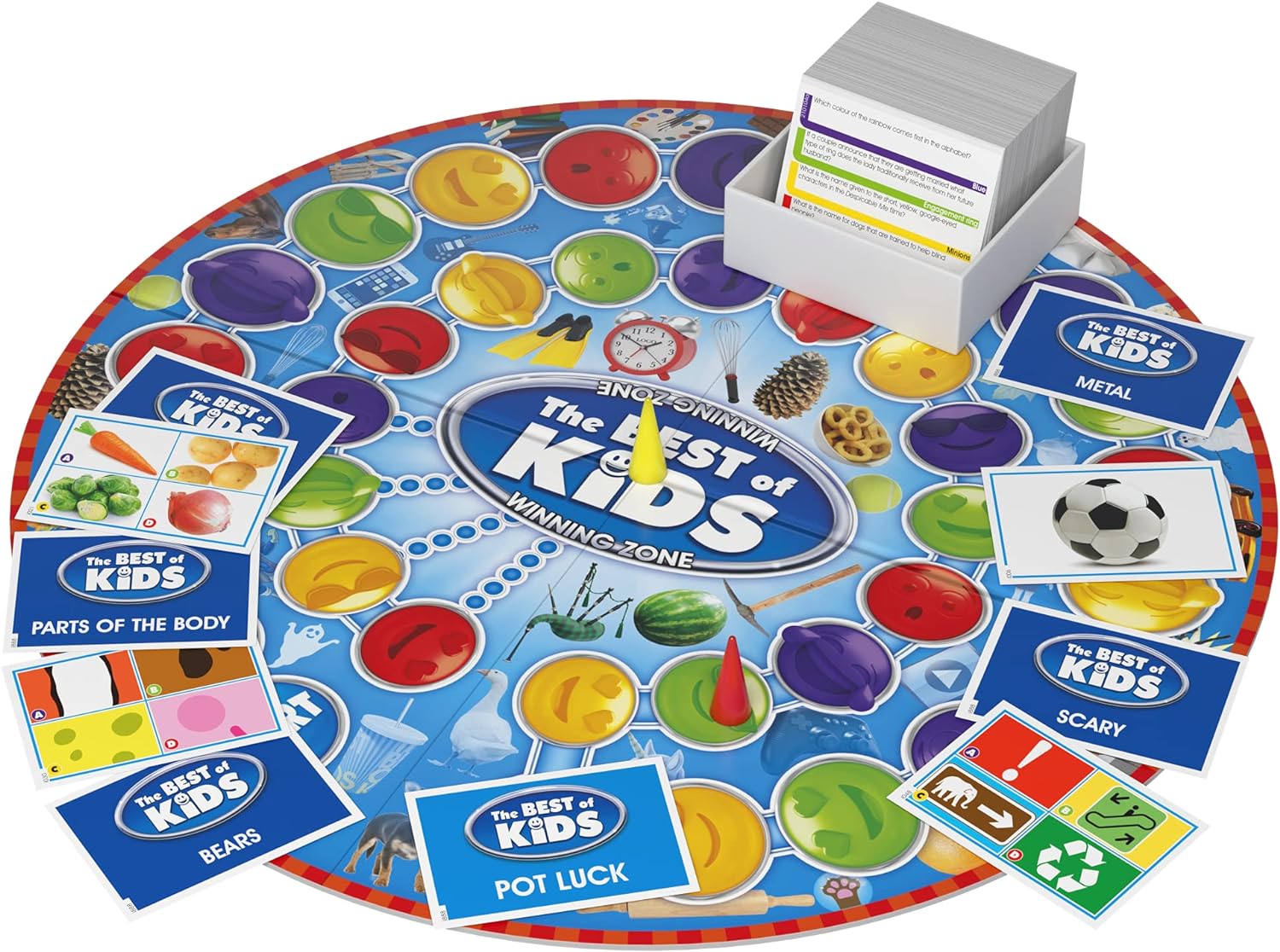 Drumond Park LOGO Best of Kids Board Game, Board Game for Kids, Family Kids Board Game, for Children, Family Board Games for Adults and Kids Suitable From 7 Years+ Multicoloured,T73291