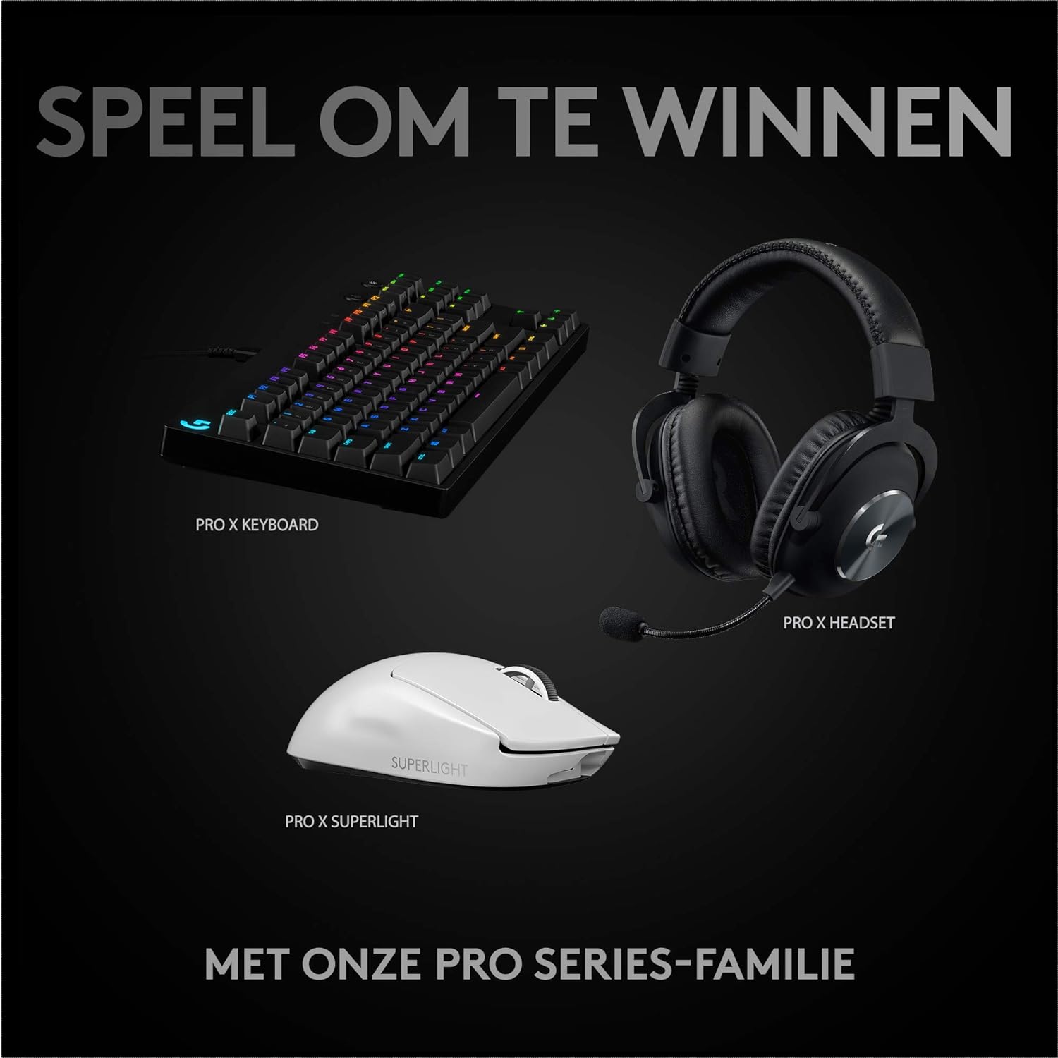 Logitech G PRO X SUPERLIGHT Wireless Gaming Mouse, HERO 25K Sensor, Ultra-light with 63g, 5 Programmable Buttons, 70 hours Battery Life, Zero Additive PTFE Feet, PC/Mac