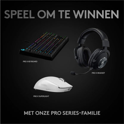 Logitech G PRO X SUPERLIGHT Wireless Gaming Mouse, HERO 25K Sensor, Ultra-light with 63g, 5 Programmable Buttons, 70 hours Battery Life, Zero Additive PTFE Feet, PC/Mac