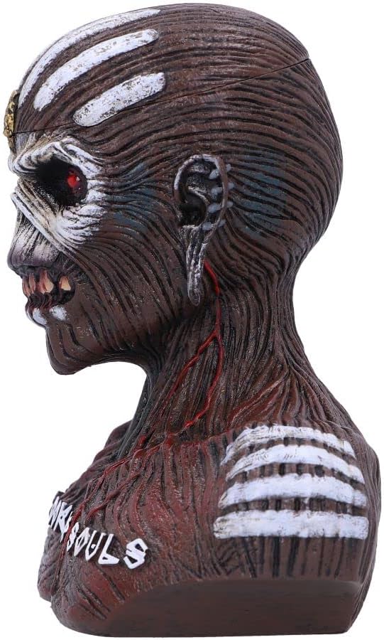 Nemesis Now Officially Licensed Iron Maiden The Book of Souls Bust Box (Small) Brown, 11.5cm