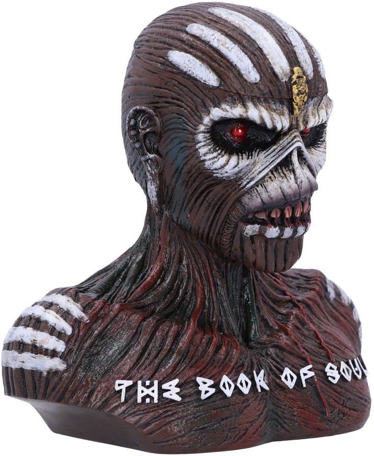 Nemesis Now Officially Licensed Iron Maiden The Book of Souls Bust Box (Small) Brown, 11.5cm
