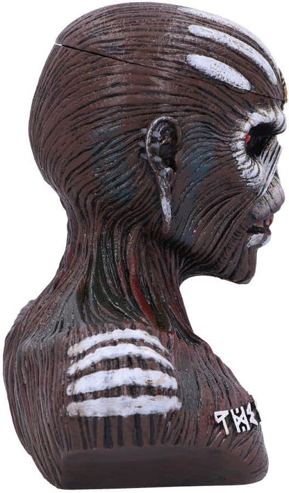 Nemesis Now Officially Licensed Iron Maiden The Book of Souls Bust Box (Small) Brown, 11.5cm