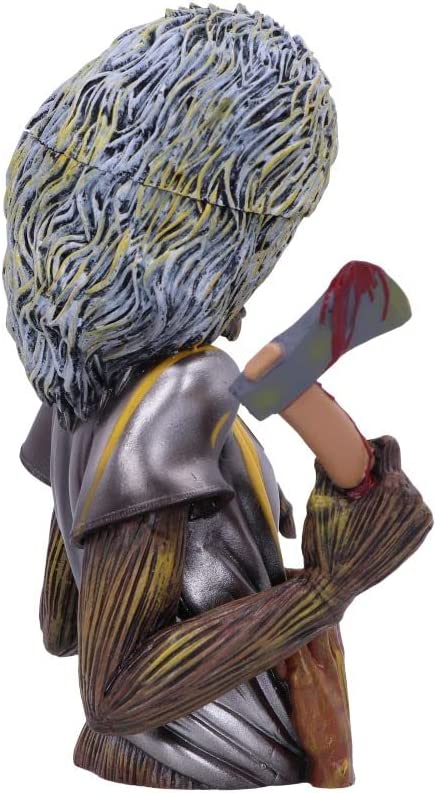 Nemesis Now Caja de Busto de Iron Maiden Killers con Licencia Oficial (pequeña), Color Amarillo, 16,5 cm